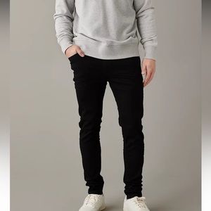 American Eagle Airflex + Skinny Jean Black